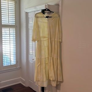 Tie dye yellow GAP dress